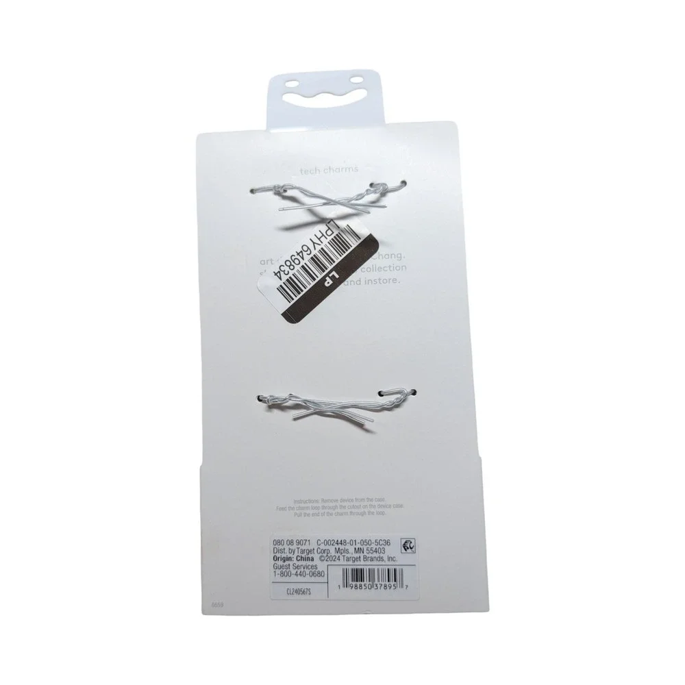 42-N Heyday Artist Tech Charms 2-Pack Phone Accessories Vinyl Record & Pixel